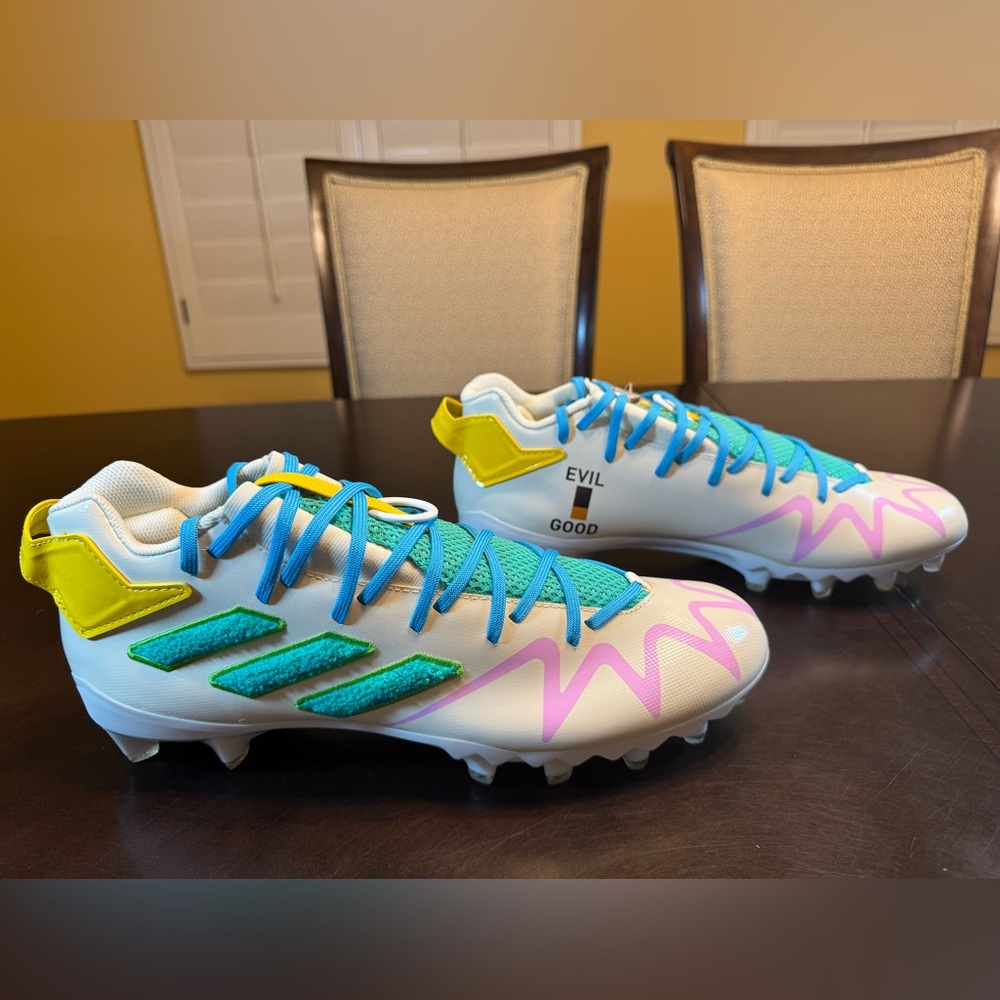 Adidas Freak 22 x The Simpsons Krusty Clown Football Cleats Size US 13.5 - Picture 2 of 15